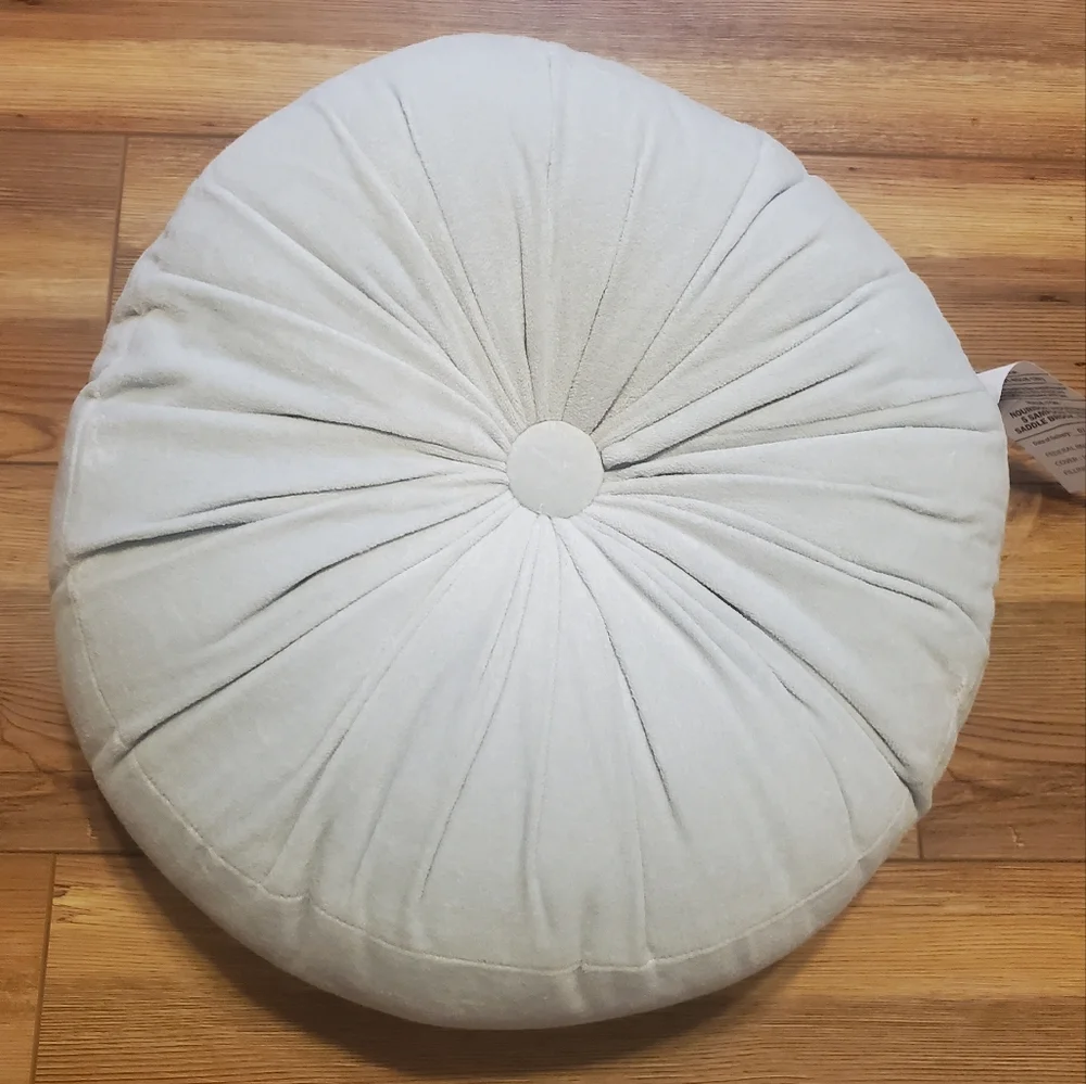 Mina Victory Velvet Pillow Green 16